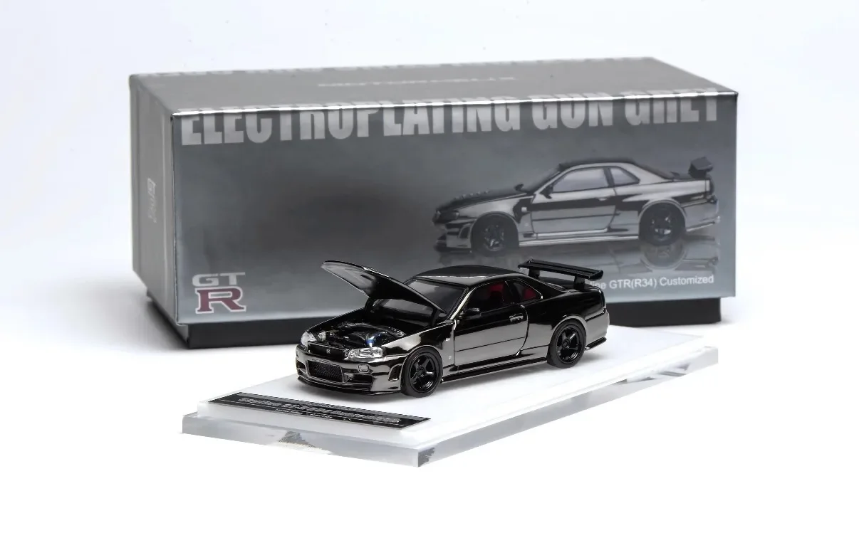 mh-1-64-for-nissan-skyline-gt-r-r34-z-tune-hec-2025-nismo-customized-model-car