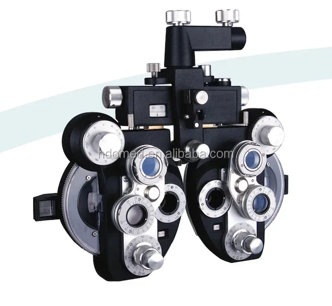 

auto lensmeter and ophthalmic refractor for optical shop, view tester manual phoropter price with butterfly design