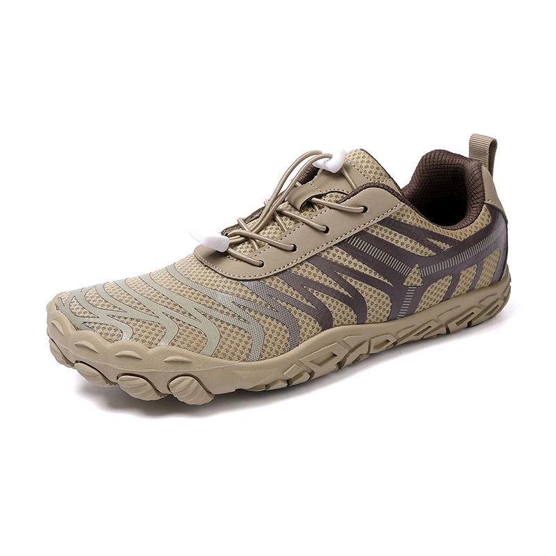 Barefoot Wide‑Toe Five‑Finger Sneakers, Non‑Slip Rubber Sole for Outdoor Mountaineering & Hiking, Unisex Casual Shoes