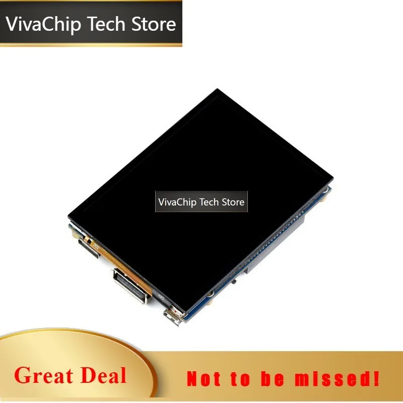 VivaChip TechCM4-DISP-BASE-2.8A,Touch Screen Expansion For Raspberry Pi Compute Module 4,Optical Bonding Display,Optional Interf