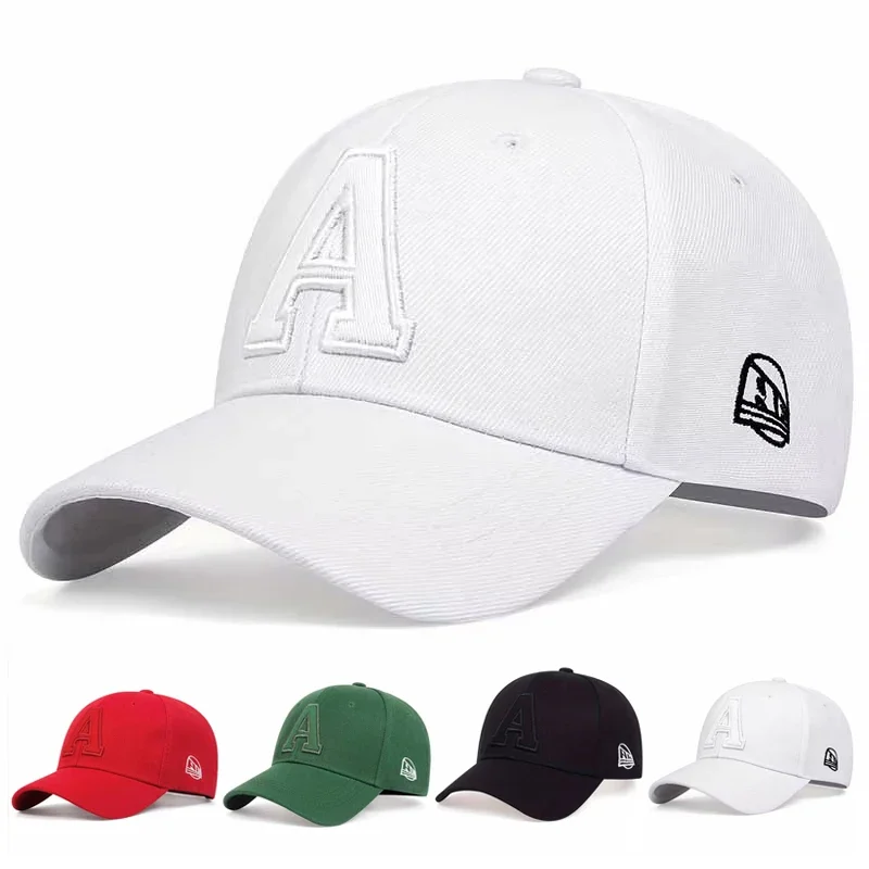 Unisex-Baseballkappen mit Buchstaben-Stickerei, verstellbar, für den Außenbereich, für Frühling und Herbst, lässiger Sonnenschutzhut
