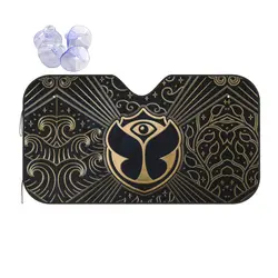 Custom Tomorrowland Front Windshield Sun Shade Folding Belgian Electronic Dance Music Festival Auto Sunshade for Car Protector