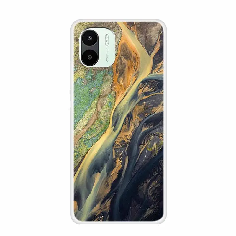 Marble Soft Case For Redmi A1 A2 A3 Silicone TPU Phone Back Cover for Xiaomi Redmi A1 A 1 2 3 Shell Clear Case Transparent Para image 6