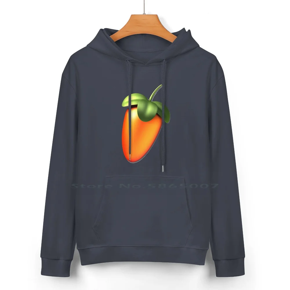 Fl Studio Logo Cotton Hoodie Sweater 24 Colors Fl Studio Fruity Loops Ableton Music Producer Music Production Mpc Edm Hip Hop