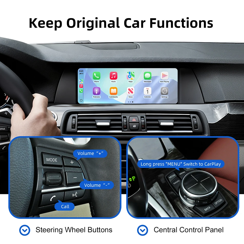 OEM Drahtloses CarPlay-Modul für BMW NBT, CIC System 1 2 3 4 5 6 7 X1 X3 X4 X5 X6 MINI F56 F15 F16 F25 F26 F48 F01 F10 F22 F20 – Detail 10