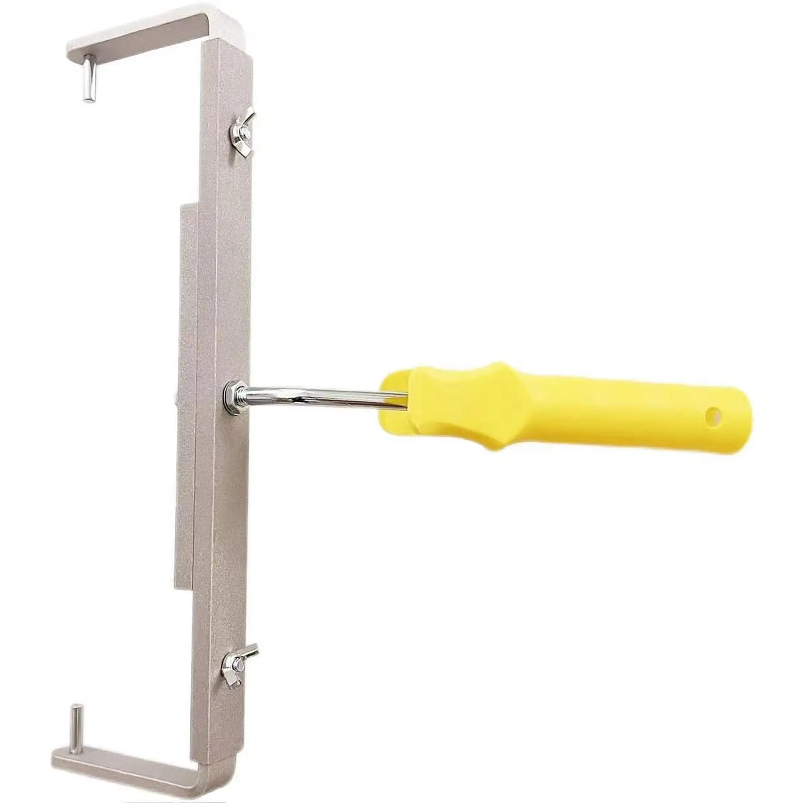 Ergonomic Paint Roller Frame Adjustable 12 to 18 Inch Aluminum Handle for Ceiling Wall Painting Projects with Easy Installation
