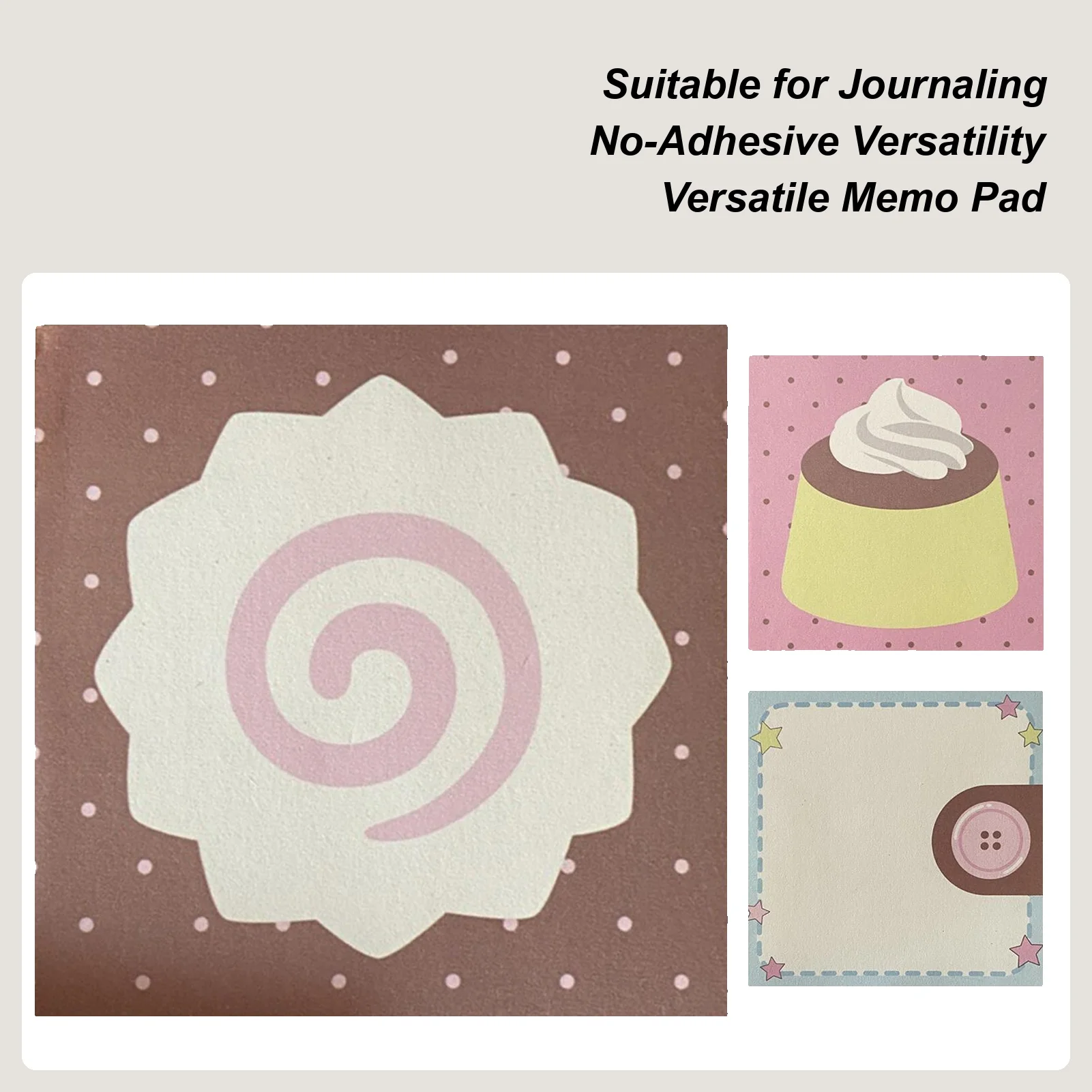 Блокнот 50 листов, отрывные блокноты с царапинами, неклейкое решение, украшение стола, милые канцелярские принадлежности для дома, общежития, класса