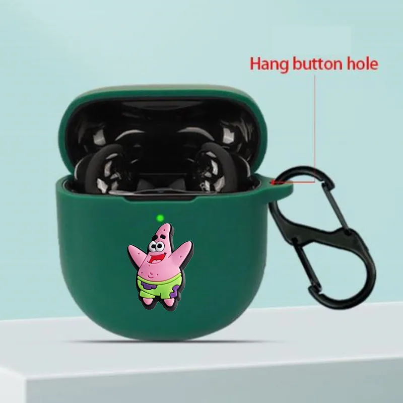 Potdemiel SpongeBob Silicone Earphone Case for Bose QuietComfort Ultra / Ultra Earbuds 2nd Gen / QuietComfort Earbuds 2 view 6