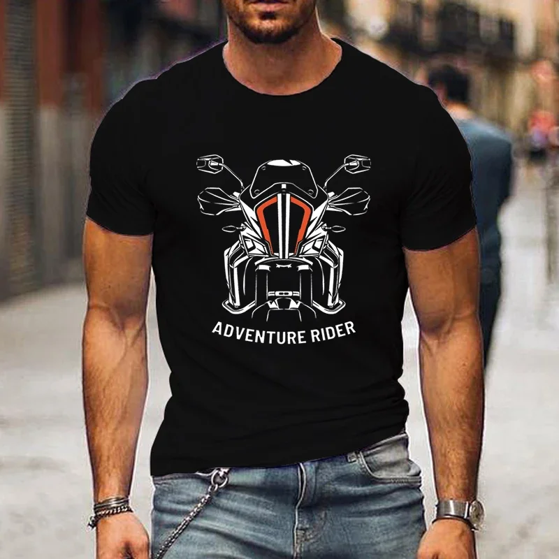 Fashion Trend Men's Short Sleeve T-Shirt Adventure Before Dementia Super-Adventure Funny Mountain Adventure Motorcycle T-Shirts