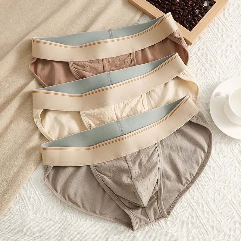 Cotton Man Underwear Briefs Summer Breathable Under Panties Comfortable 3D U-shaped Pouch M L XL XXL 3XL Size Man Underpants