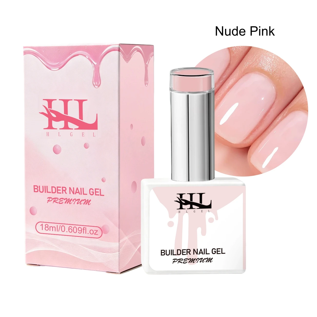 Builder Nail Gel, 8-in-One Cover Nude Builder, LED Lamp Cured | Thickening Apex Building Strengthener Extension Rubber Color