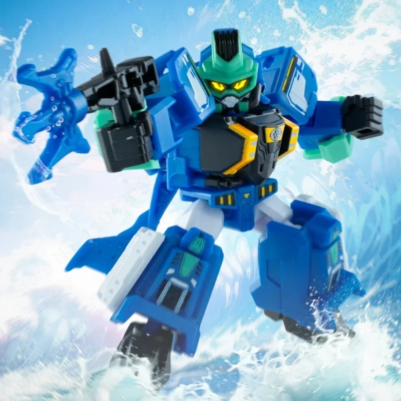 Hot SEMBO Block Metal CardBot 3 StarDust Version 2 Blind Box Buildable Anime Figure Blue Lightning S Model Collectible Toy Gift