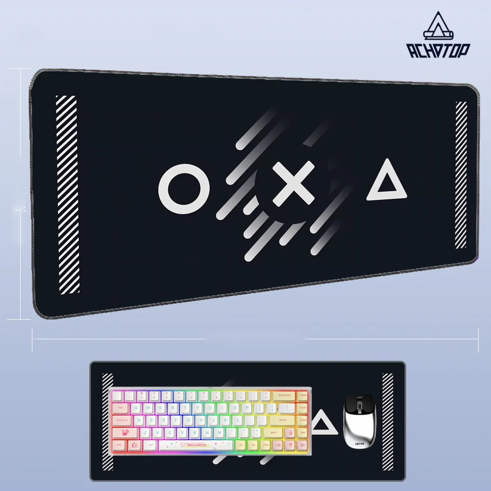 big Mousepads O X Anime Mouse Pad Large Gaming Desk Pad Cartoon Keyboard Gamer Mat Desk Protector Pc Gaming Mousepadss