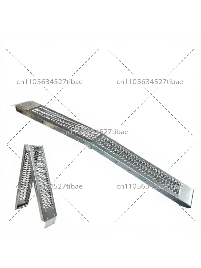 Truck Trailer Loading Ramp Step Boarding Extended Ramp Climbing Ladder Folding Rack for Transport