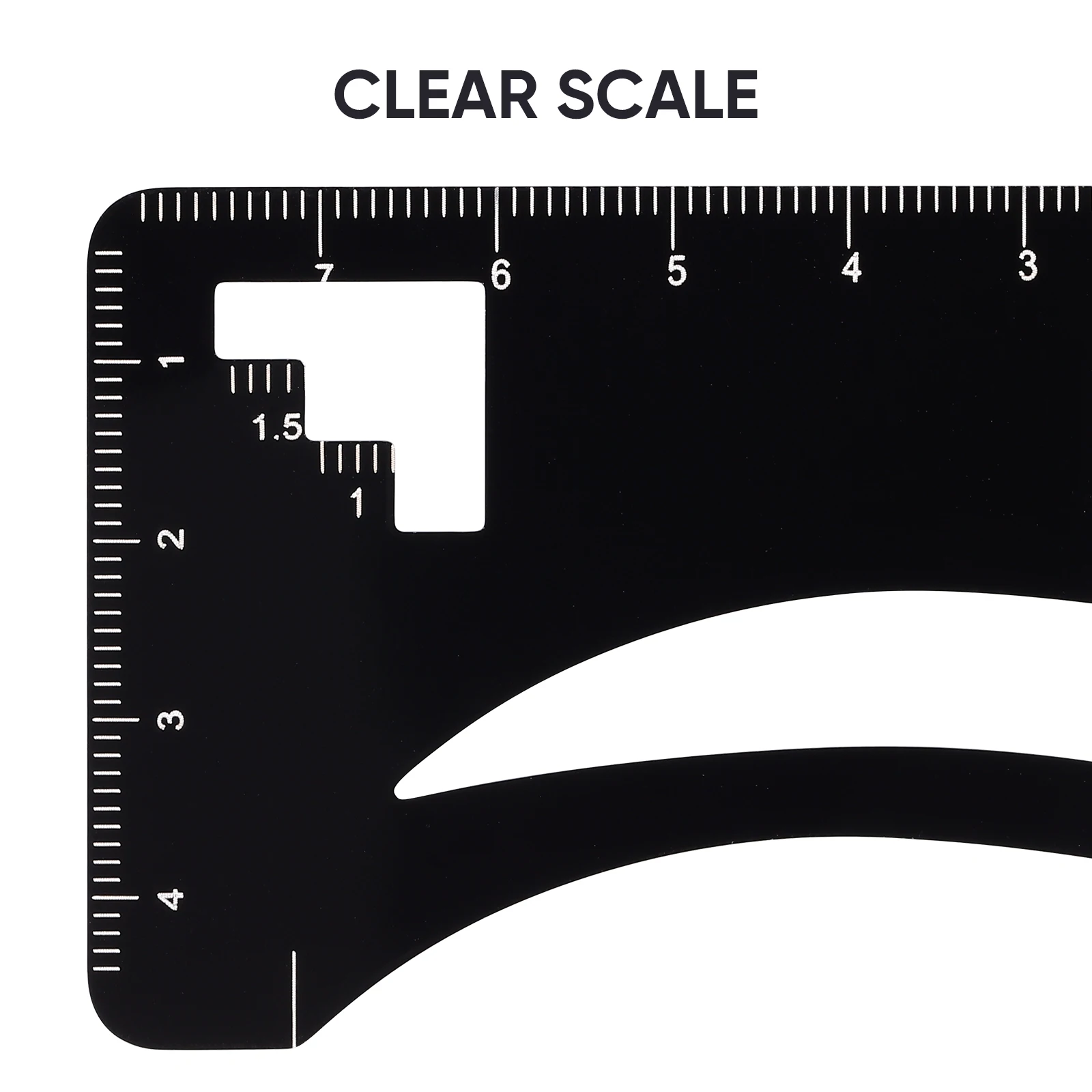 

1Pcs Stainless Steel Eyebrow Ruler Eyebrow Shaper Makeup Stencil Eyebrow Design Tool for Women