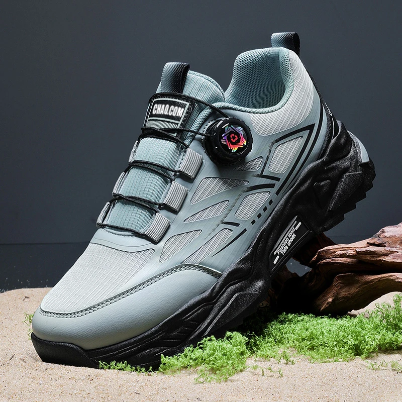 

Мужские кроссовки с сеткой, противоскользящая износостойкая повседневная обувь, мужские легкие спортивные дышащие прогулочные туфли, мужские туфли с низким берцем