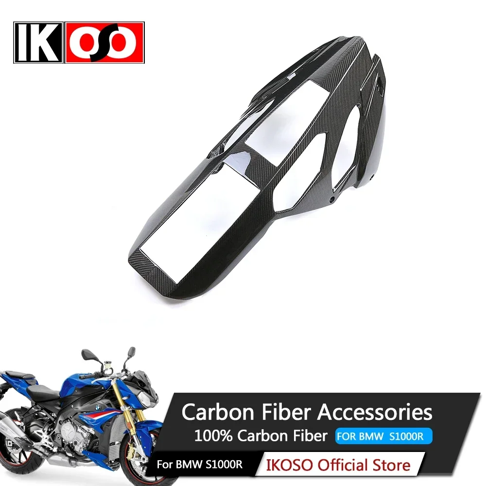 For BMW S1000R 2021-2024 Dry Carbon Fiber Lower Abdominal Deflector Fairing Motorcycle Modification Accessories