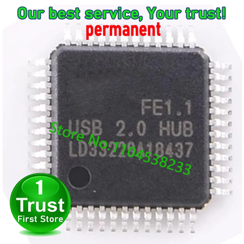 FE1.1 FE2.1 USB2.0 QFP-48  Trust First   in stock 1PCS/lot