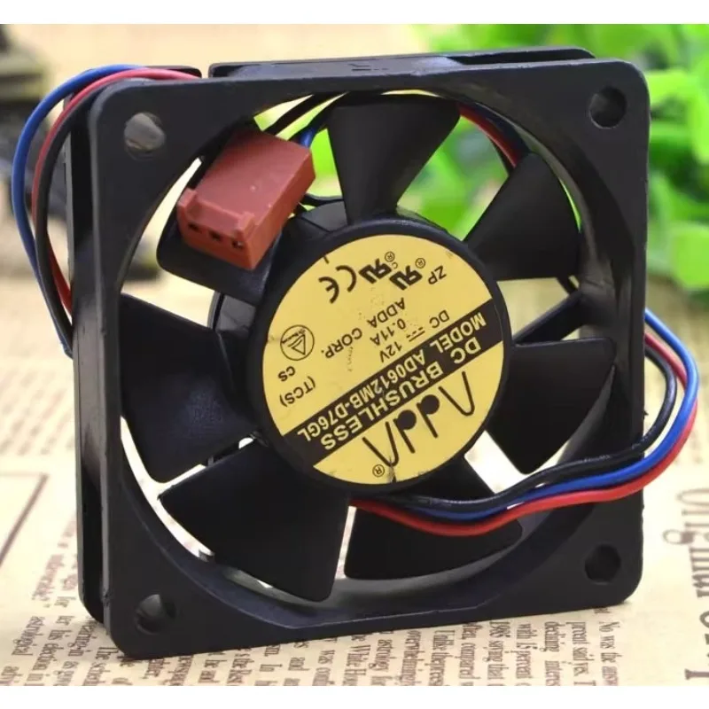 

New Cooler Fan for ADDA AD0612HB-D76GL 12V 0.11A Ball Cooling Fan 6015 6CM 60X60X15MM