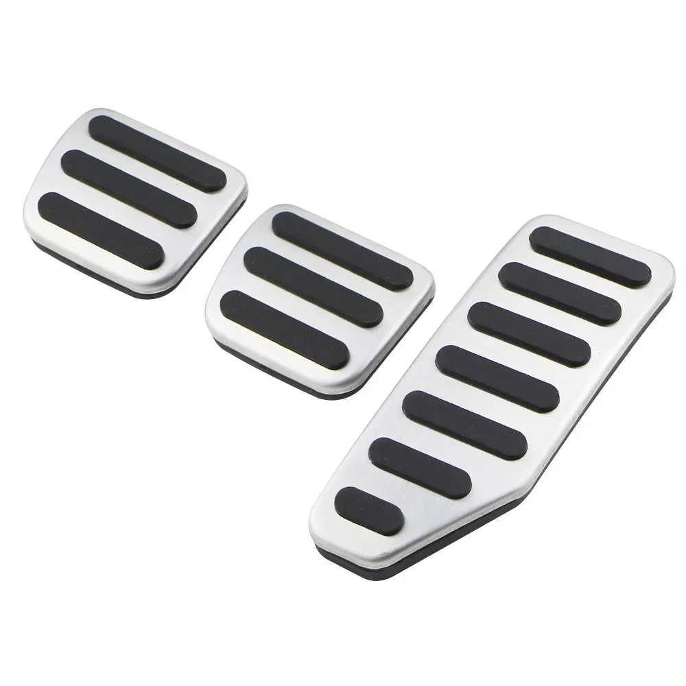 Car Pedasl for Isuzu D-MAX 2024 2023 2022 2021-2017 Pedal Cover Brake Accelerator Non-Slip Pads Stainless Steel Accessory