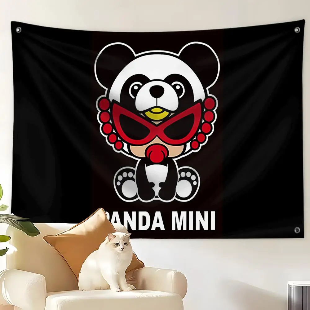 Cute H_Hysterics M_Mini Flags Custom Wall Hanging Background Art Banner For Bedroom Home Living Room Outdoor Decor