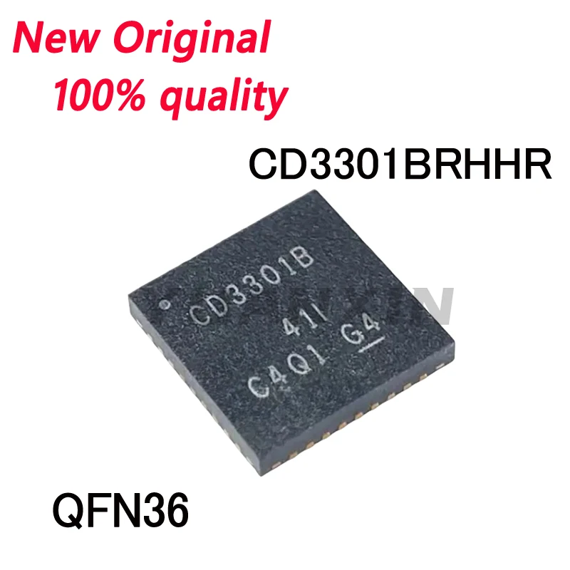 2-5/PCS New Original CD3301BRHHR CD3301BRHHT CD3301B QFN36 chip In Stock