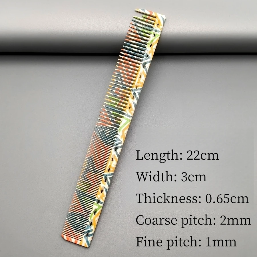 Haar Schneiden Kamm Mit Skala Cyan Gelb Lineal Haarschnitt Kämme Friseur Friseur Haarbürste Salon Styling Werkzeuge Y0521 – Detail 34