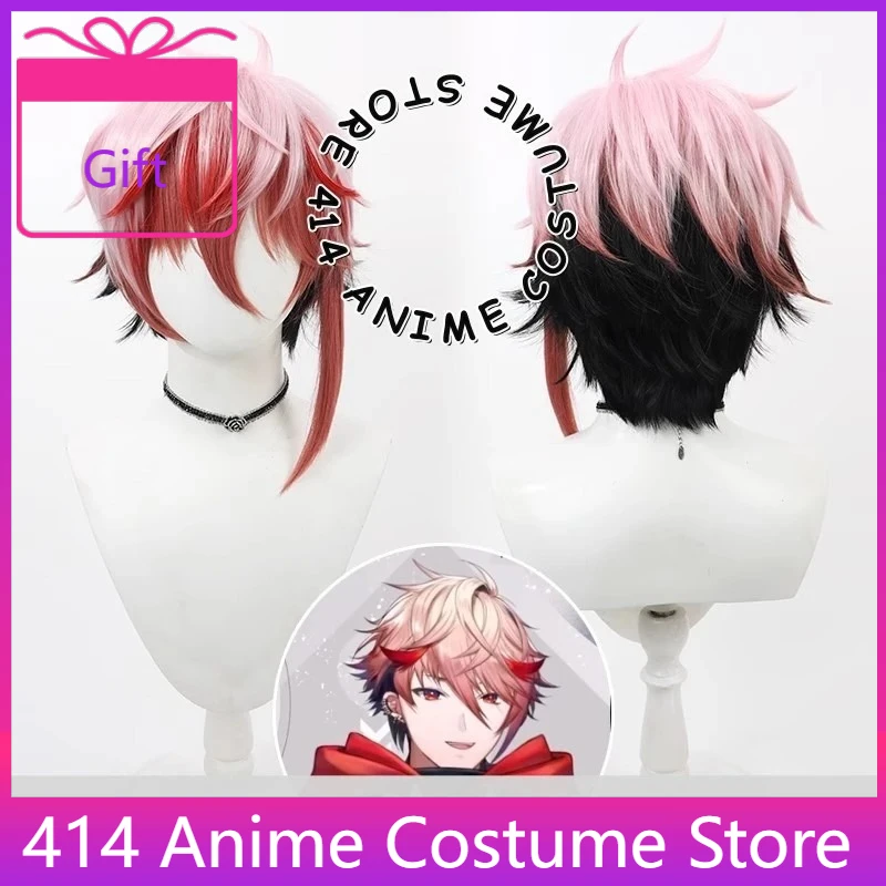 

Seraph Cosplay Wig Voltaction VTuber Anime Game Characters Party Wigs Role Play Costume Prop Headwear Synthetic Hair