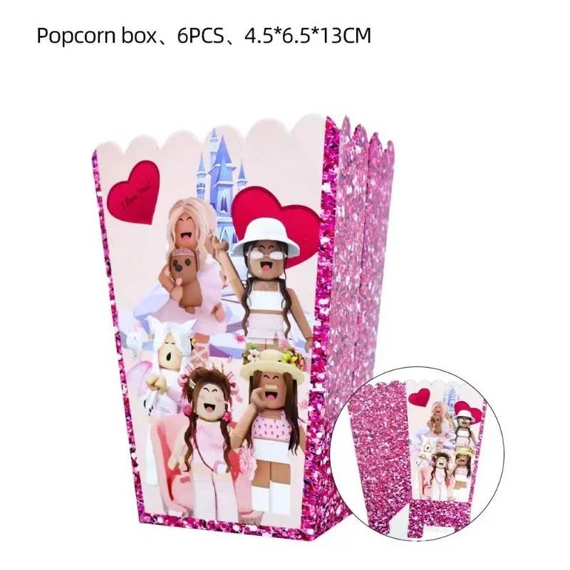 Pink themed disposable tableware for girls' birthday parties