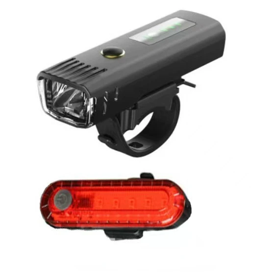 Outdoor bicycle light aluminum alloy intelligent induction headlight usp charging night riding equipment highlight light