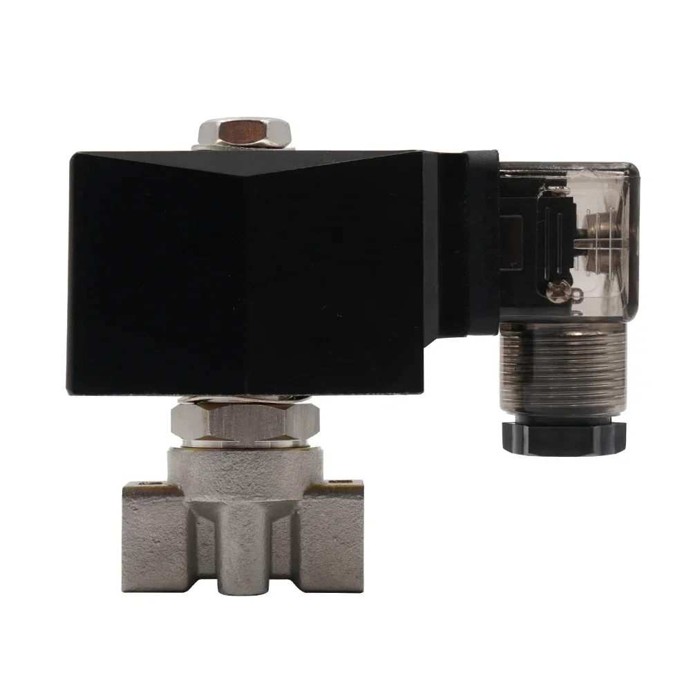 0.5~150 Bar 304 Stainless Steel High Pressure Normally Closed Solenoid Valve Orifice 6mm G or NPT 1/4