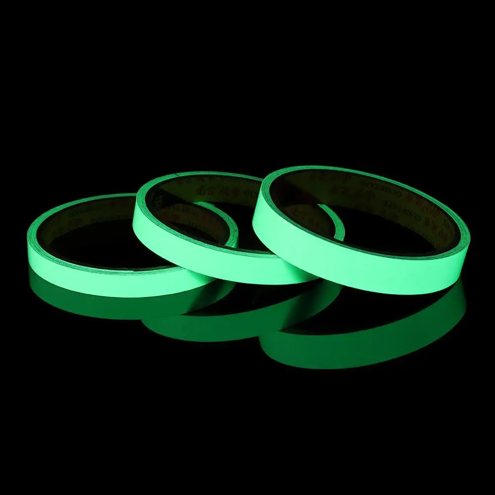 3m Green Luminous Tape Self Adhesive Glow In The Dark Stickers Stage Decorative Luminous Fluorescent Tape Warning Stickers