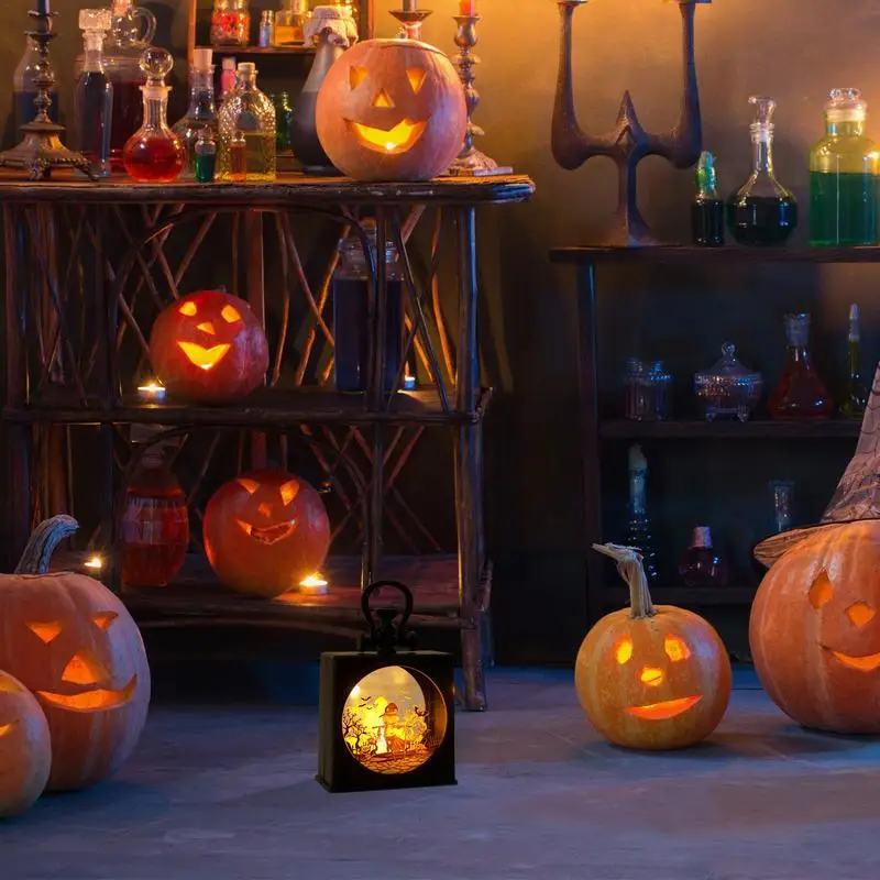 Halloween Hand Lamp Creative Decorative LED Candles Indoor Halloween Lights Multipurpose Halloween Lanterns Halloween