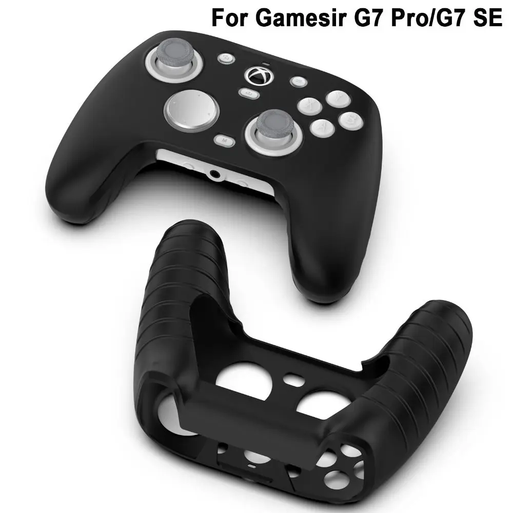 Silicone Gaming Controller Case Anti-Slip Shockproof Console Protective Cover Anti-Scratch Dustproof for Gamesir G7 Pro/G7 SE