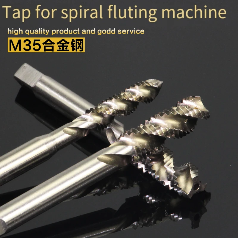 

Cobalt Screw Thread Tap Drill Bit M35 HSS-CO Spiral Flutes Metric M3-M16 Machine Tap Right Hand Stainless Steel Metal Tool