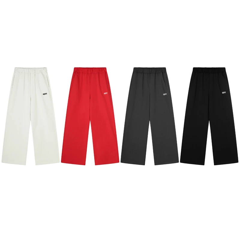 

Classic Embroidered Letter Logo 6PM Sweatpants Autumn Fashion New Hip Hop Simple Solid-color Casual Pants Men Sstreetwear