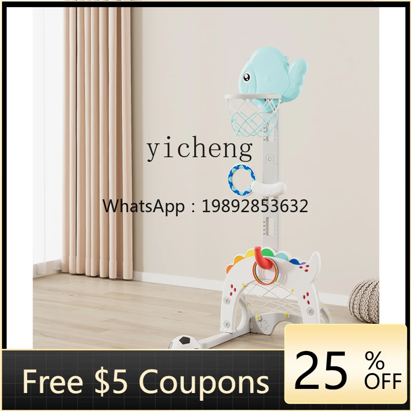 Zz Soporte de baloncesto para niños, marco de tiro interior para el hogar, pelota ajustable para bebé, juguetes para deportes