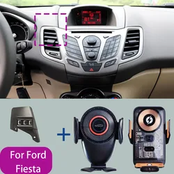 For Ford Fiesta 2009 2010 2011 2012 2013 2014 Car Phone Mount Wireless Charger Special Mobile Phone Holder Fixed Stand Base