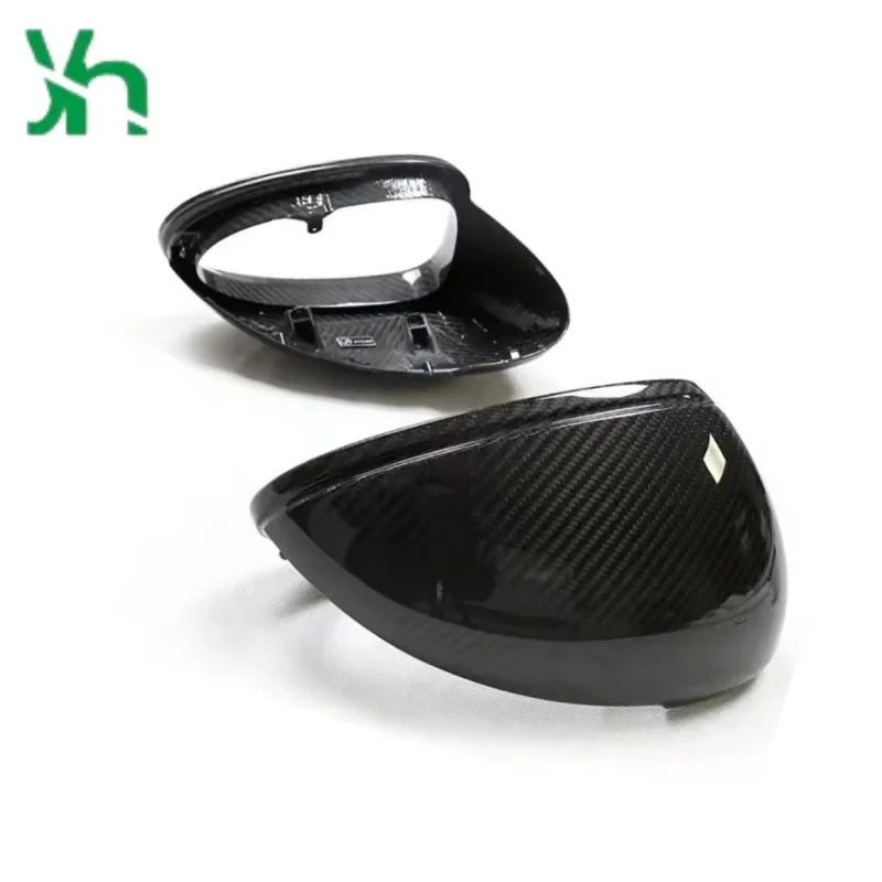 ポルシェ911（2013-15）交換用ドライカーボンファイバーミラーケース、リバースミラーカバー、自動車性能向上パーツ