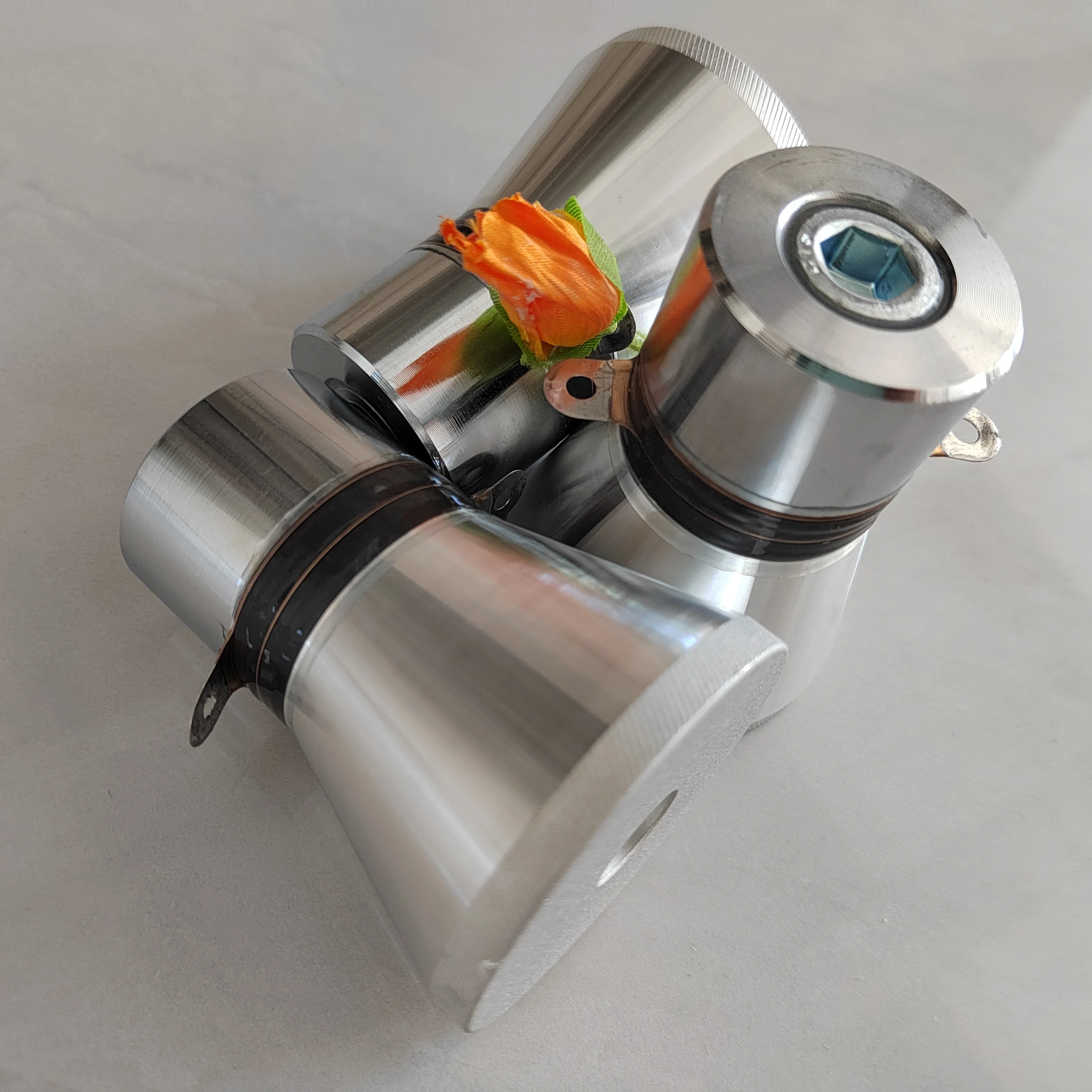 10PCS/lot 25KHZ 60W PZT4 Ultrasonic Cleaning Converter/vibrator For Cleaner Parts