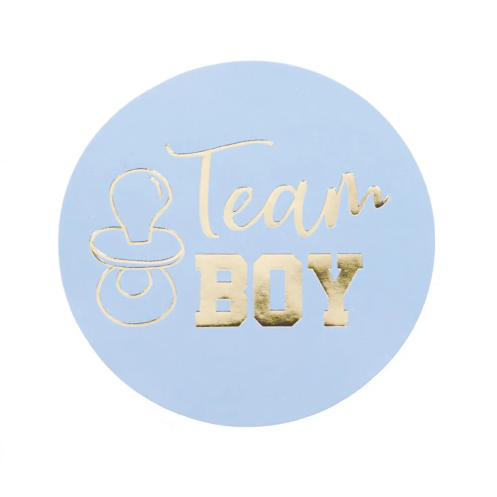 

48Pcs Gender Reveal Stickers for Kids Adhesive Labels Party Favors Activity Supplies with Sticker Kid Vote