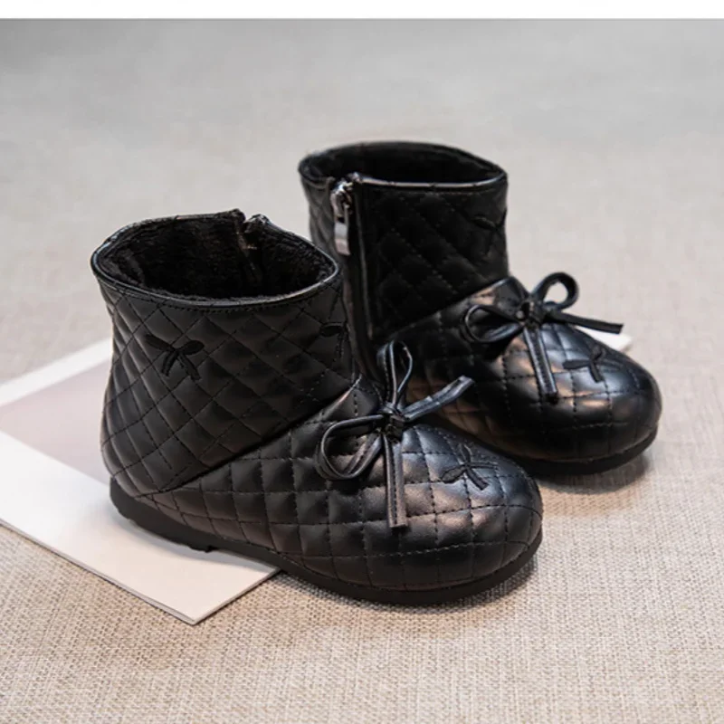 Bottes Courtes en Coton pour Bébé Fille, Chaussures d'Hiver en Peluche, avec Nministériels d Doux, Style Princesse, Baskets Astronomiques Confortables et Chaudes, Nouvelle Collection