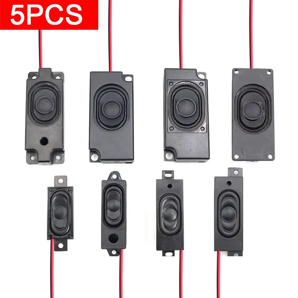 5pcs 8ohm 3W Loudspeaker 3718 5318 3070 3370 3080 6423 Integrated Machine Multimedia Chamber Speaker Louder Alarm