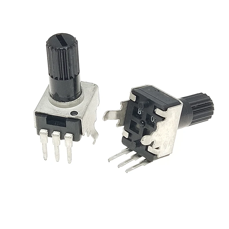 

10pcs Rv09 Vertical 12.5mm Shaft 1k 2k 5k 10k 20k 50k 100k 0932 Adjustable Resistor 9 Type 3pin Seal Potentiometer
