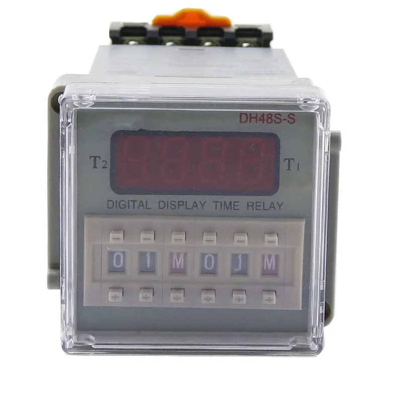 Time Relay  DH48S-S Digital Timer Delay Relay 0.1S-99H Hours Digital Timer Relay 12V 24V 110V  220V with Socket Base Included