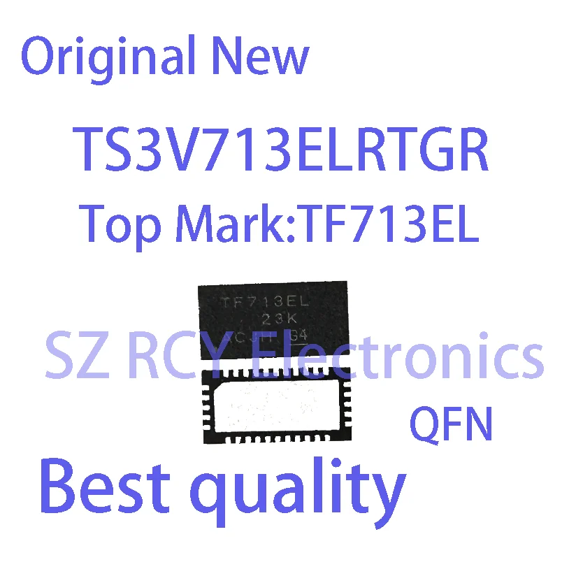 

(2-10 PCS)NEW TS3V713ELRTGR TS3V713EL Top Mark TF713EL QFN Chipset