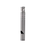 Outdoor Titanium Emergency Whistle Survival Safety MINI Whistle EDC Whistle Necklace Hiking Camping Trip Explore Survival 3