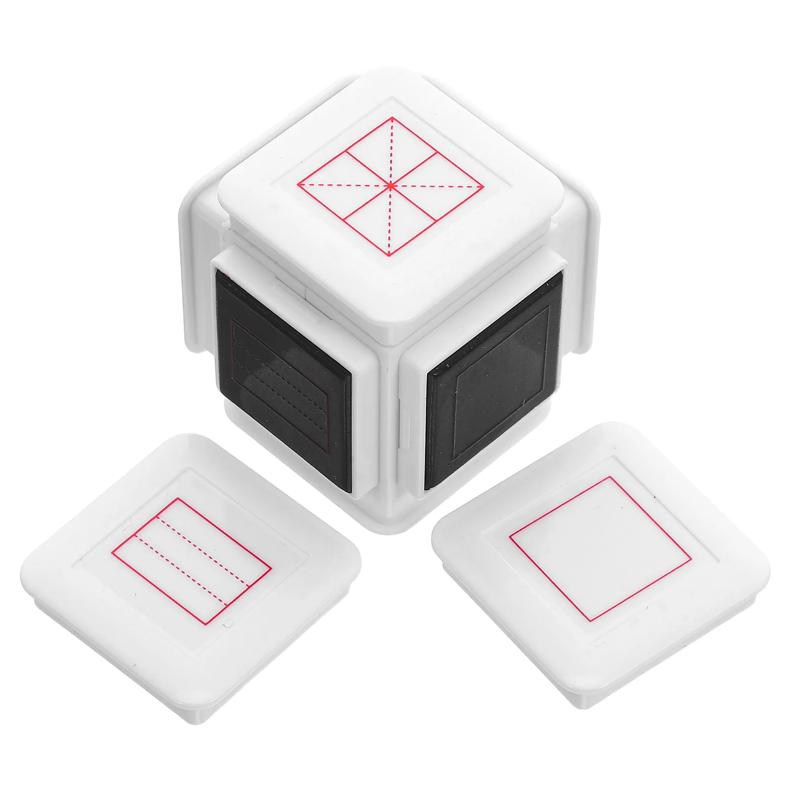 Six-Sided Learning Handwriting Stamp Self-Inking Classroom Teachers Stamp Preschool Writing Practice Kindergarten Early