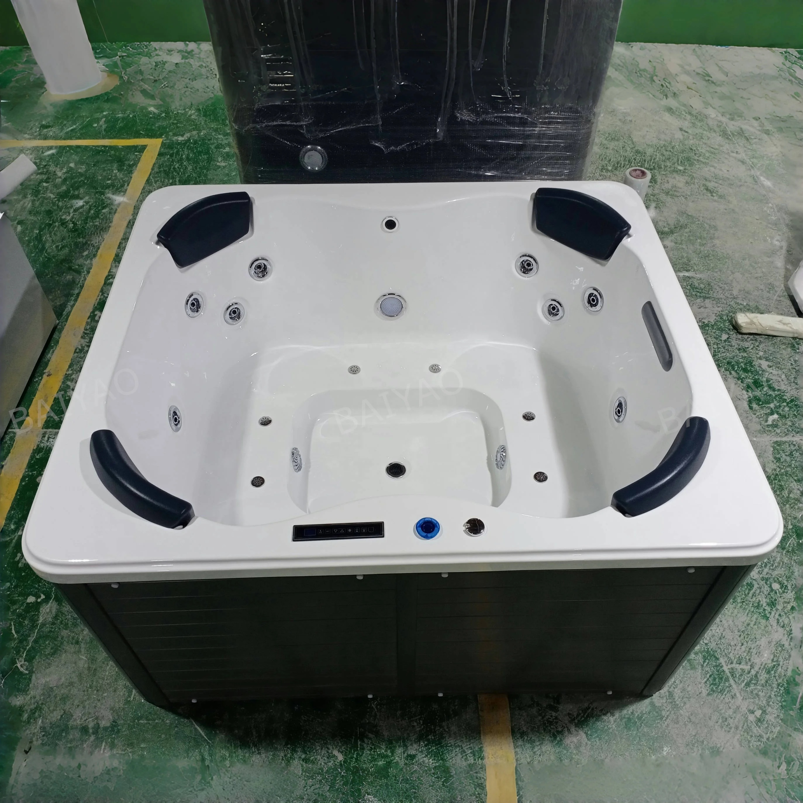 

Luxury Imported Outdoor Massage Pool For 4 People Premium High-End Design For Ultimate Relaxation And Wellness Experience