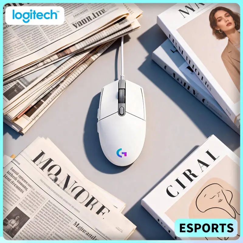 

Игровая мышь Logitech G102, срок службы кнопок 20 млн нажатий, время отклика 1 мс, RGB-подсветка, 6 кнопок для игр в жанре MOBA и FPS